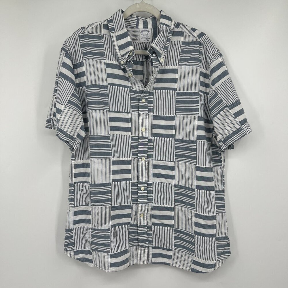 Brooks Brothers Patchwork Original Regent Fit mens size Large